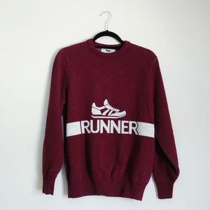 Classic "Runner" Sneaker Sweater